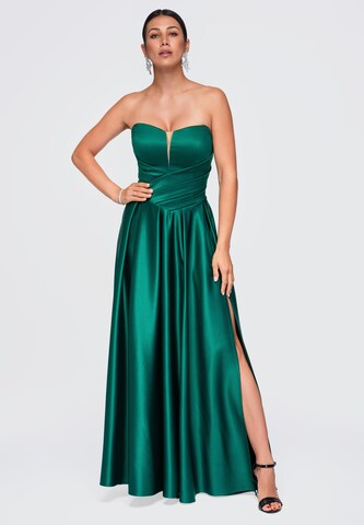 Ombre Evening dress in Green: front