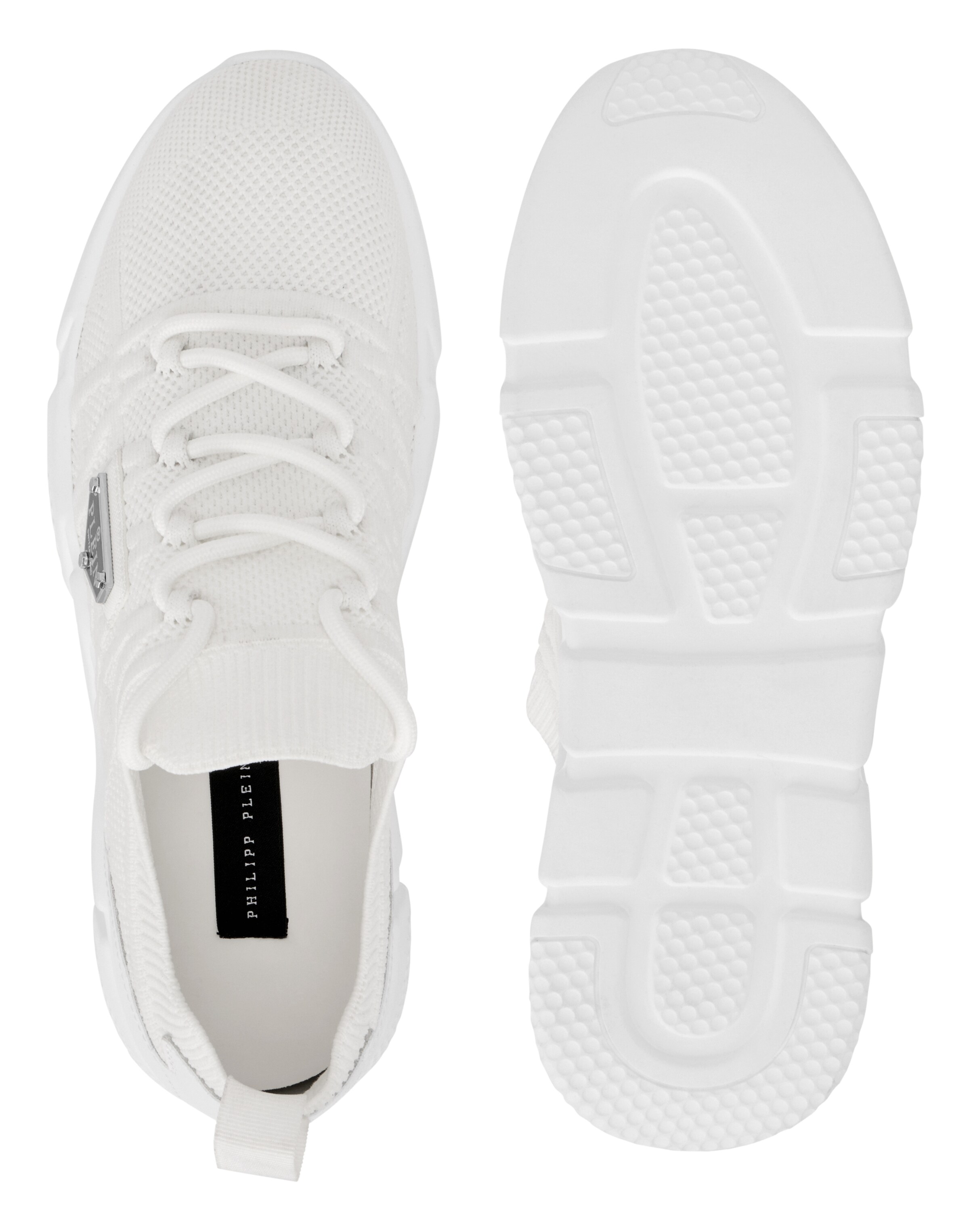 Baskets basses Philipp Plein en blanc