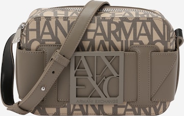 ARMANI EXCHANGE Чанта с презрамки в кафяво: отпред