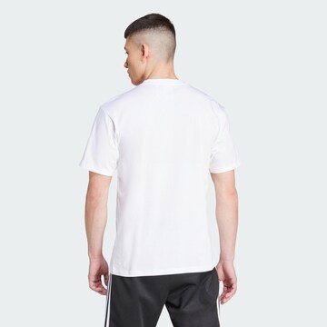 T-Shirt 'Trefoil Torch' ADIDAS ORIGINALS en blanc