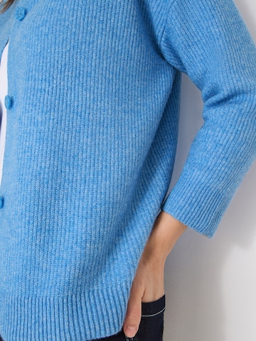 Geacă tricotată de la CECIL pe albastru