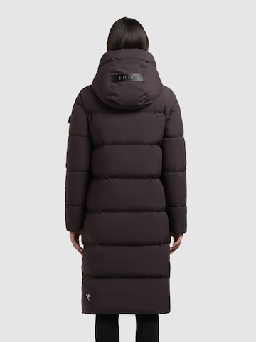 khujo Winter Coat 'Coulin2 Matt' in Purple
