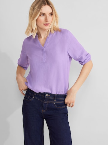 STREET ONE Blouse in Lila: voorkant