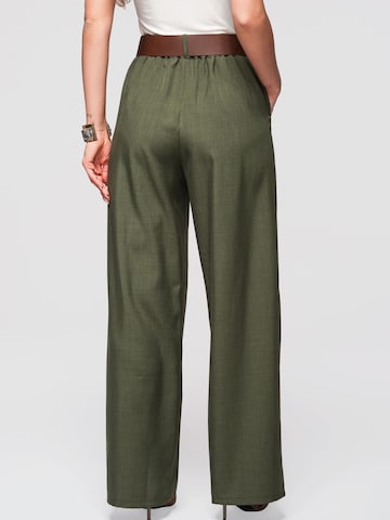 Ombre Wide leg Trousers in Green