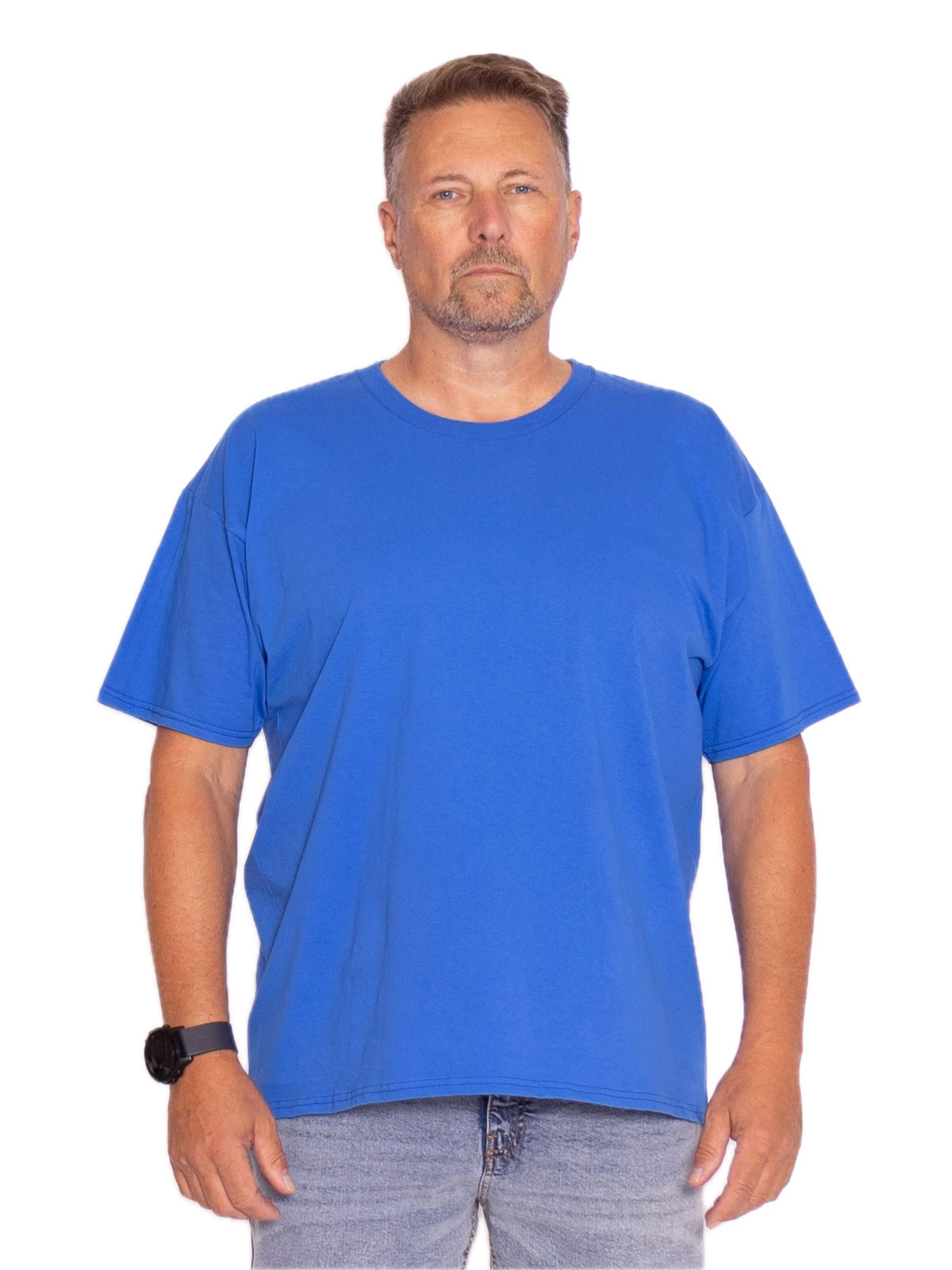 FRUIT OF THE LOOM Shirts 'T-shirt' i blå
