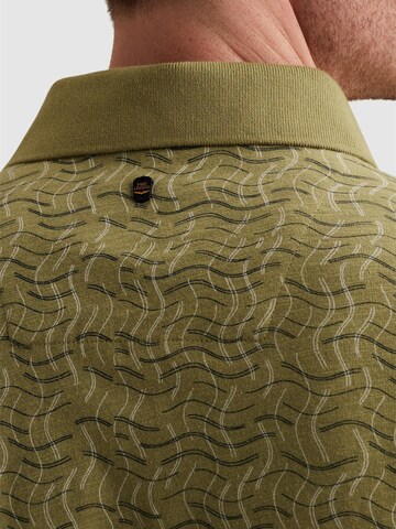 PME Legend - Camiseta 'Polo shirt in 100% cotton with allover print' en verde