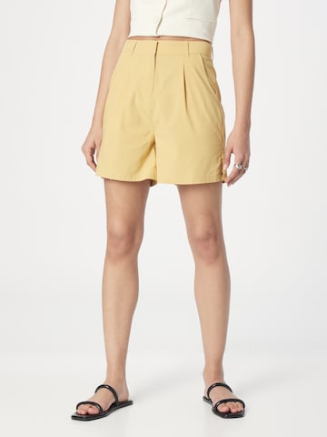 Designers Society Regular Pleat-front trousers 'MIRÓ' in Yellow: front