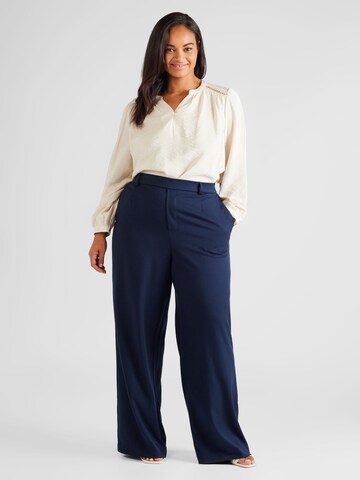 Object Curve Wide Leg Hose 'LISA' in Blau