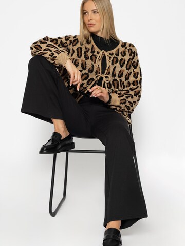 SASSYCLASSY Oversizestrickjacke‌‌‌‌‌‌‌‌ in Beige