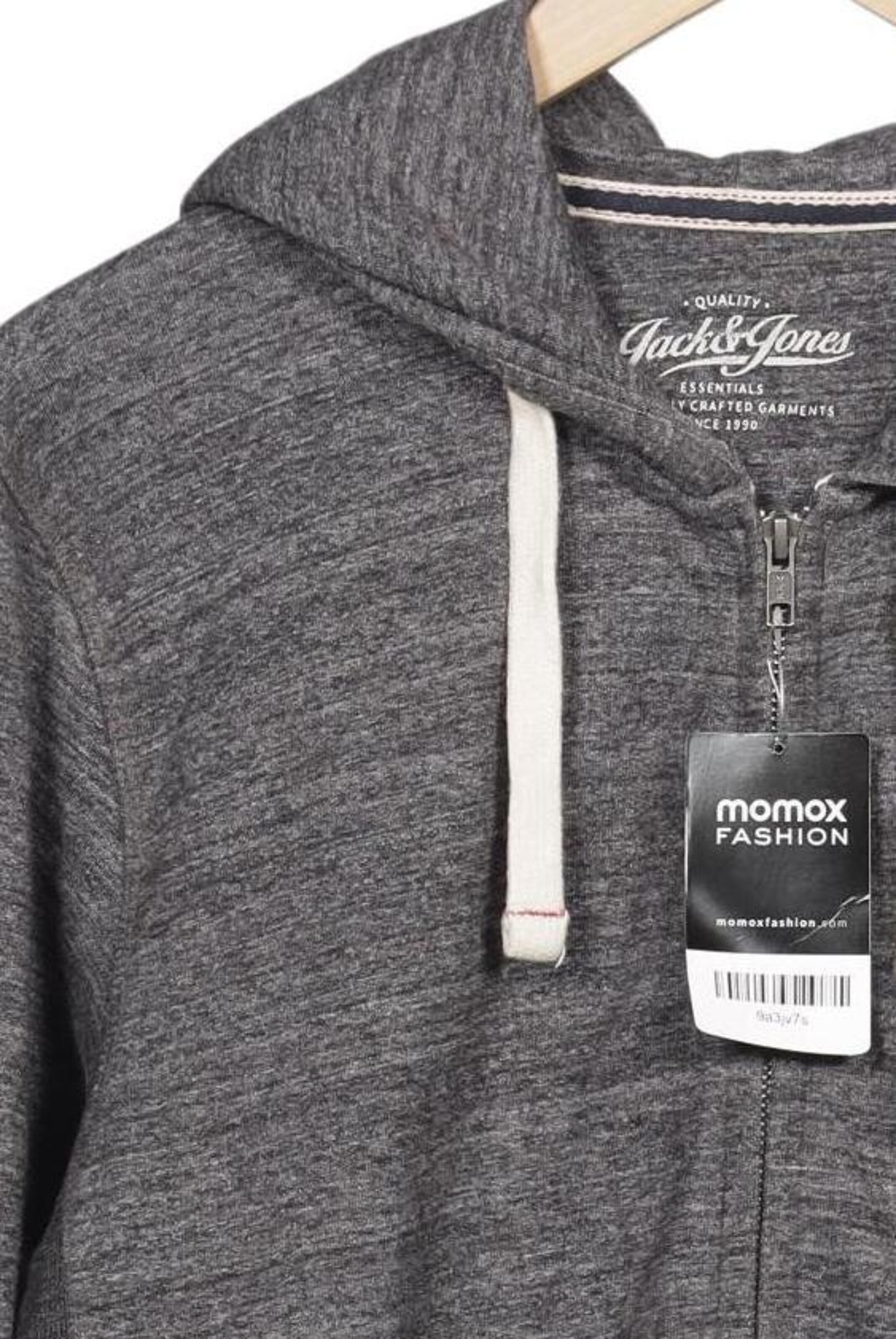 JACK & JONES Sweatshirt & Zip-Up Hoodie in L in Grey