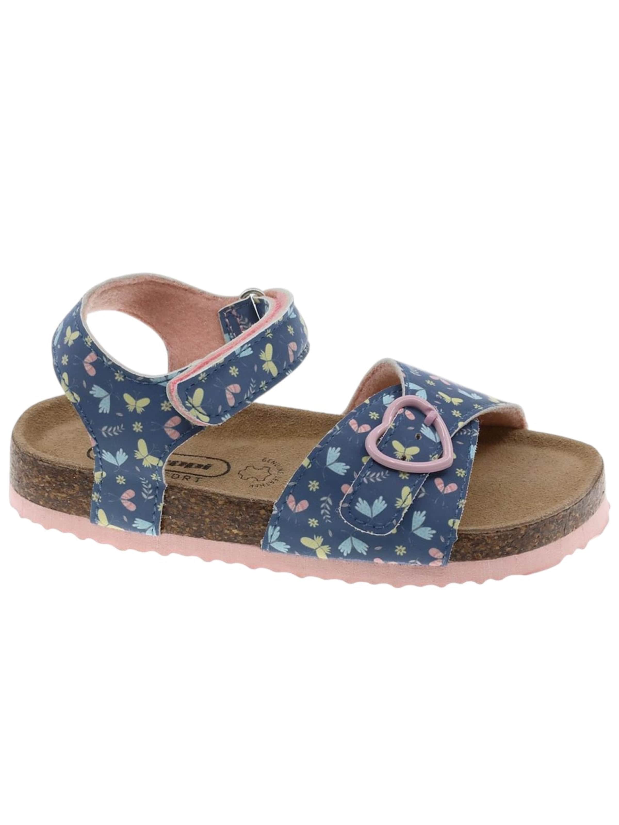 Sandalo di Beppi in blu: frontale