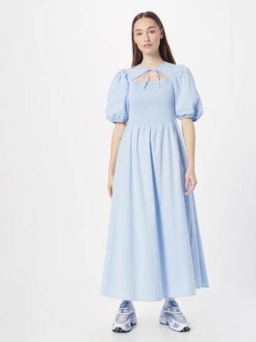 Robe 'RAFAEL' Résumé en bleu : devant