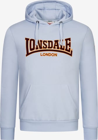 Sweat-shirt LONSDALE en bleu : devant
