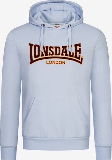 LONSDALE Sweater majica u plava / smeđa / žuta, Pregled proizvoda