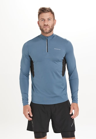 ENDURANCE Performance Shirt 'Lanbark' in Blue: front