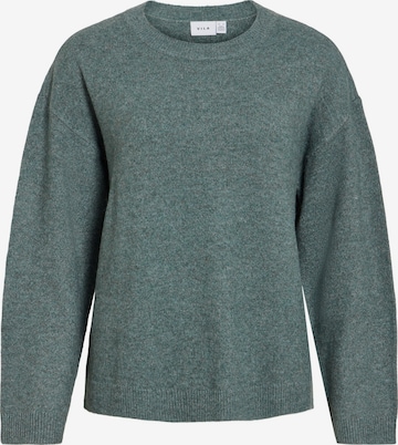 VILA Sweater 'IGA' in Green: front