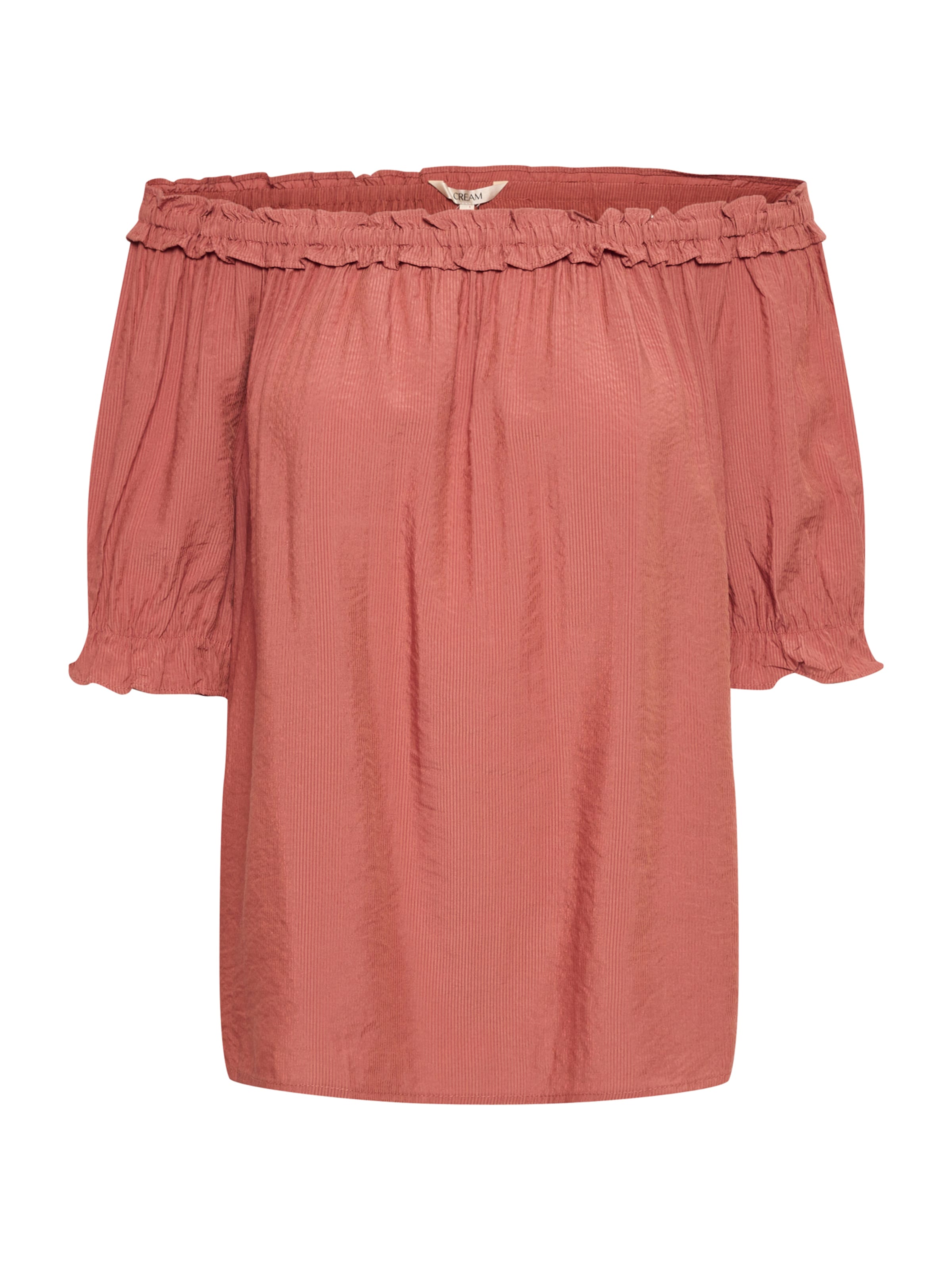 Cream Bluse in Rot: Vorderseite