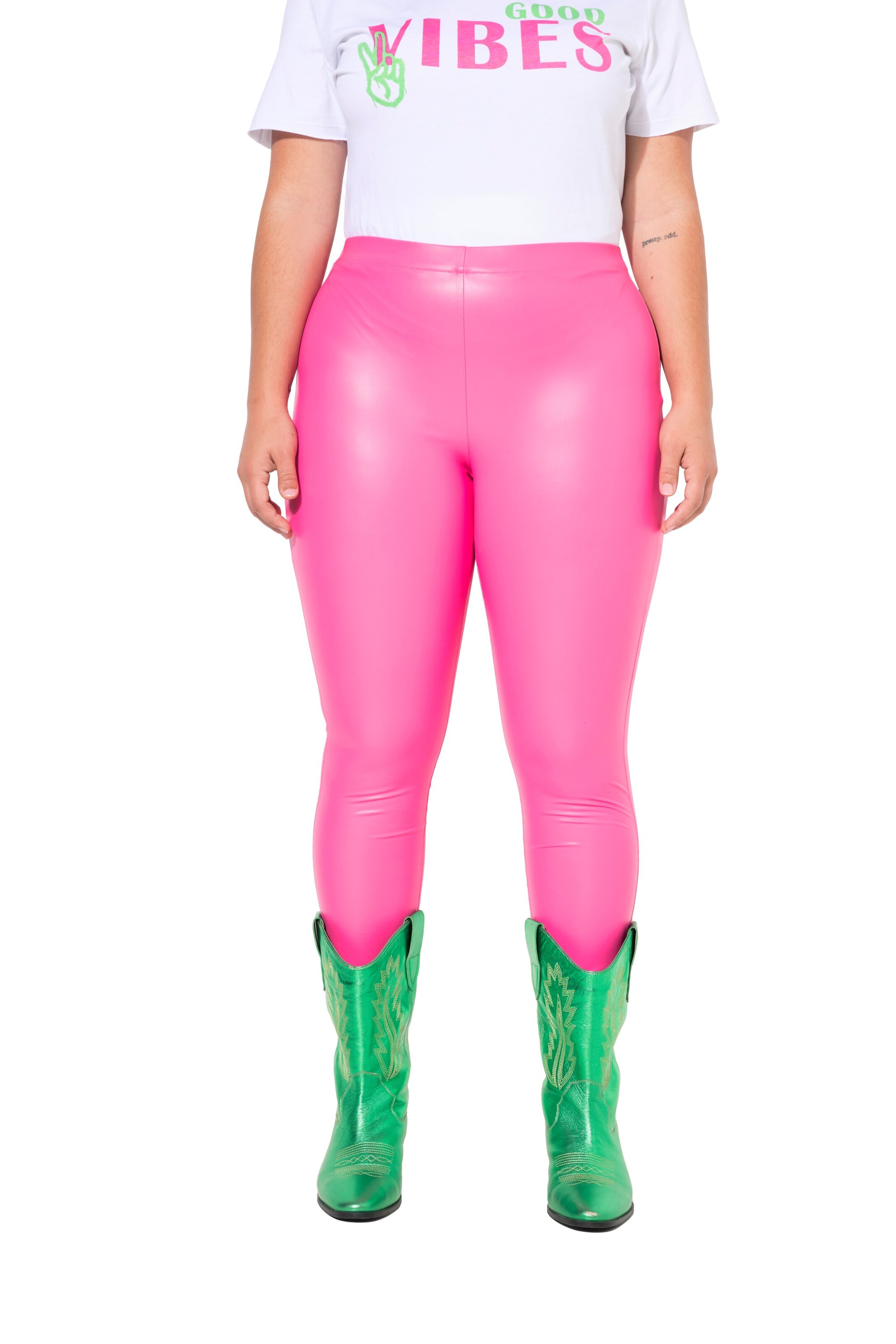 Angel of Style Skinny Leggings in Pink: Vorderseite