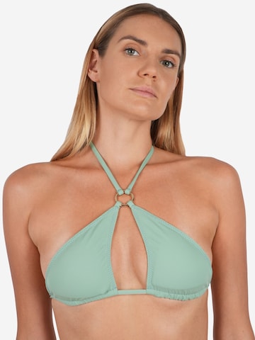 Triangle Hauts de bikini Kadoo en vert : devant