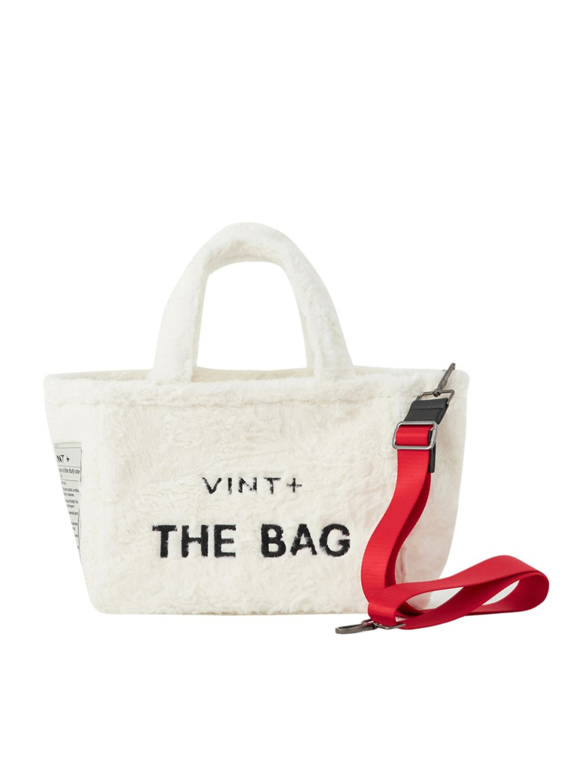 Sacs à main 'Fluffy Bag Small' VINT+ en blanc : devant