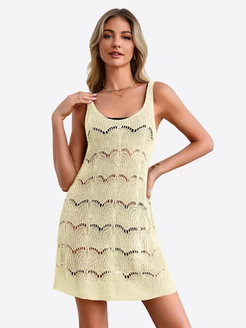 Imily Bela Kleid in Beige: Vorderseite