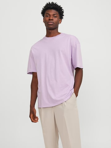 T-Shirt 'BRADLEY' JACK & JONES en violet : devant
