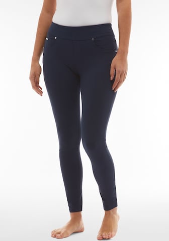 Freddy Skinny Leggings in Blue: front