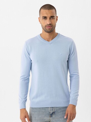Anou Anou Pullover i blå: forside