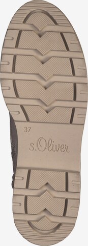 s.Oliver - Botines con cordones en beige