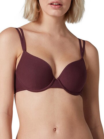 Minimiseur Soutien-gorge 'Essentials' Skiny en rouge