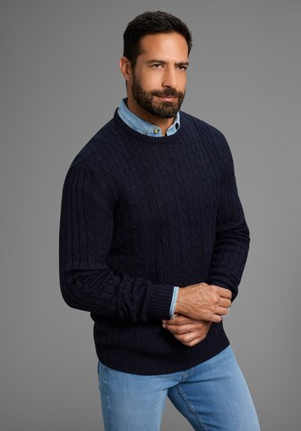 Man's World Pullover in Blau: Vorderseite
