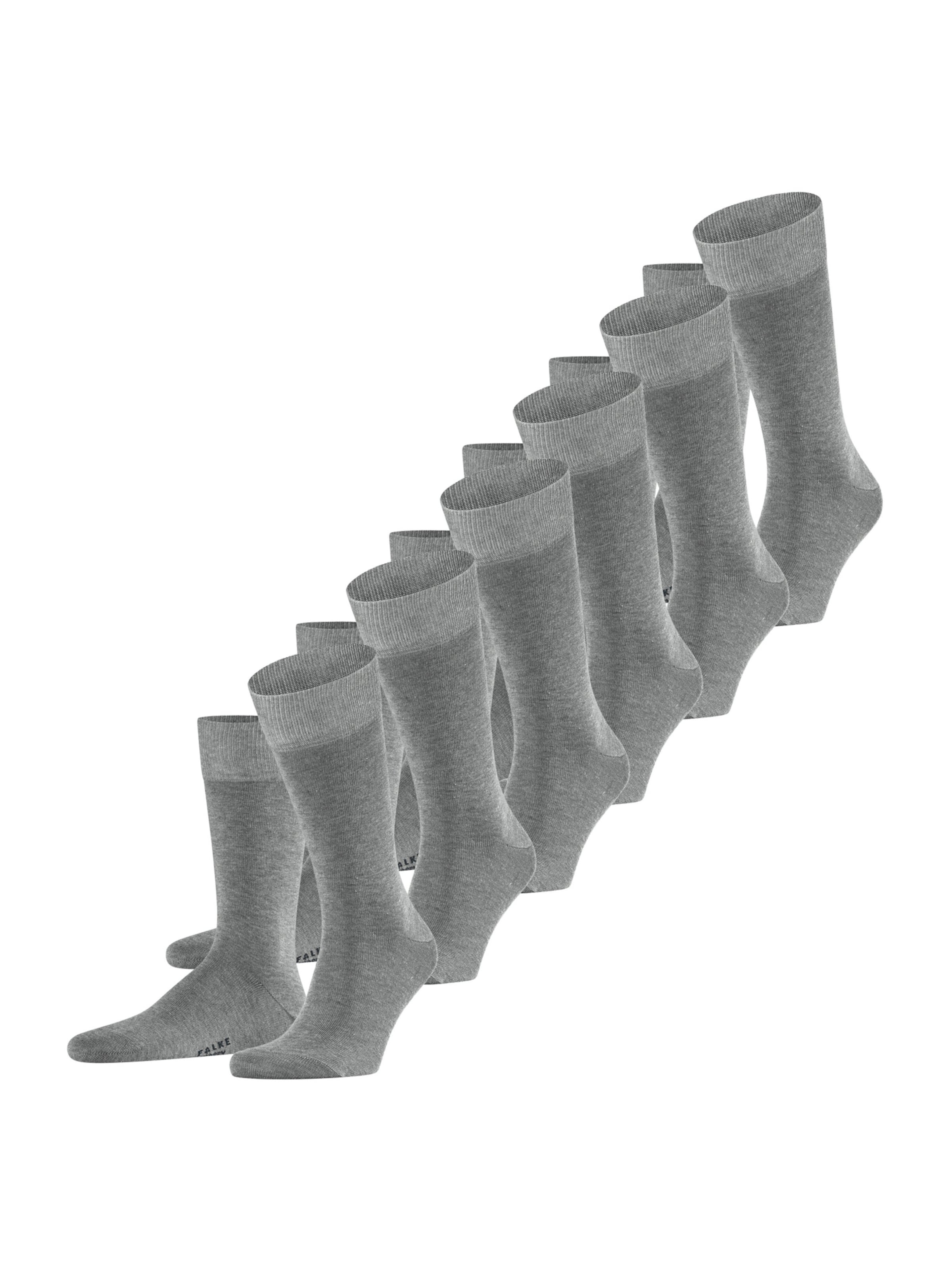 FALKE Sockor 'Happy' i grå: framsida