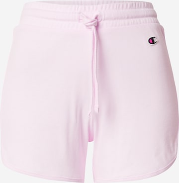 Champion Authentic Athletic Apparel Спортивные штаны в Ярко-розовый: спереди