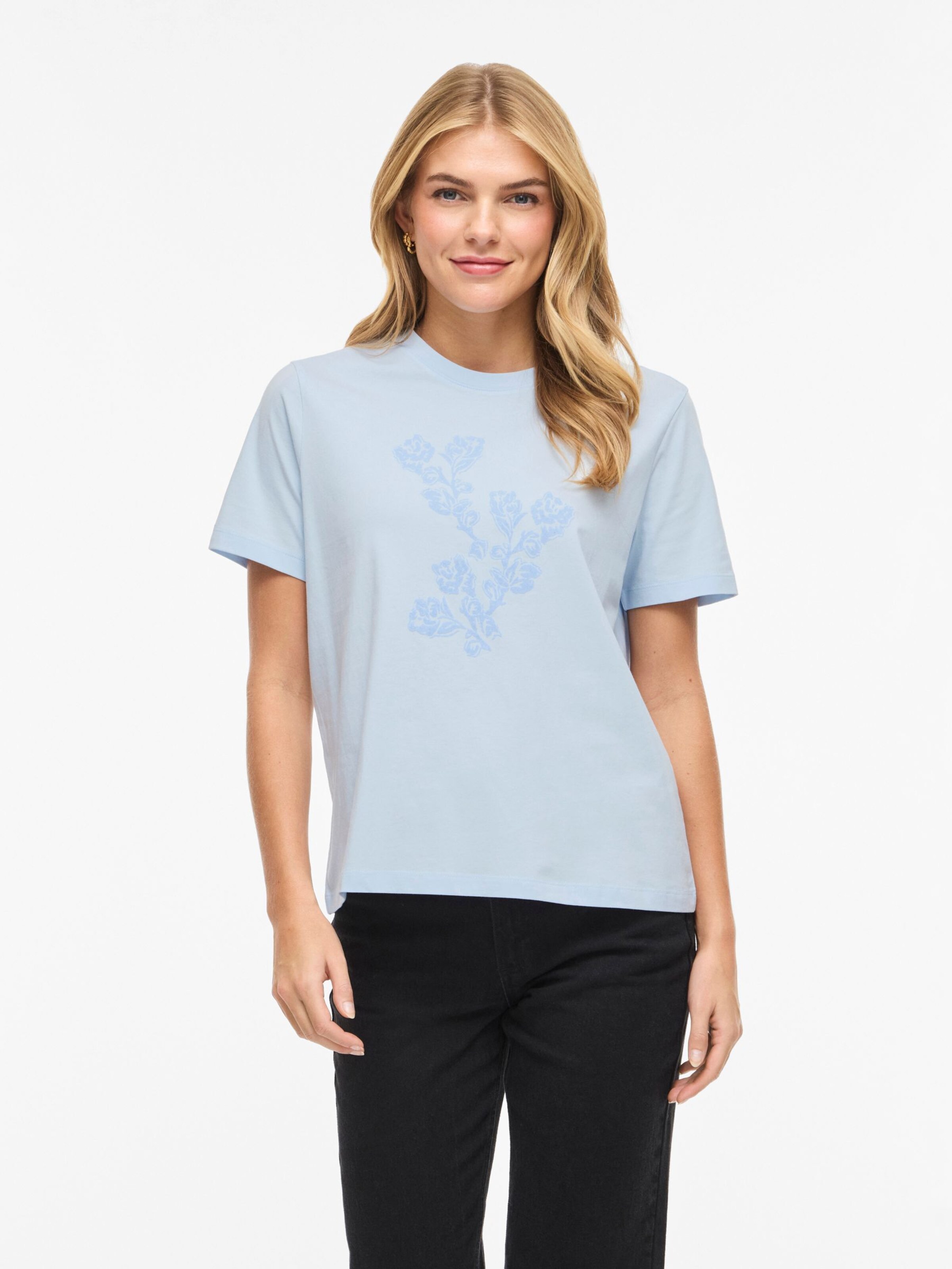 T-shirt ' VISYBILLA' VILA en bleu : devant