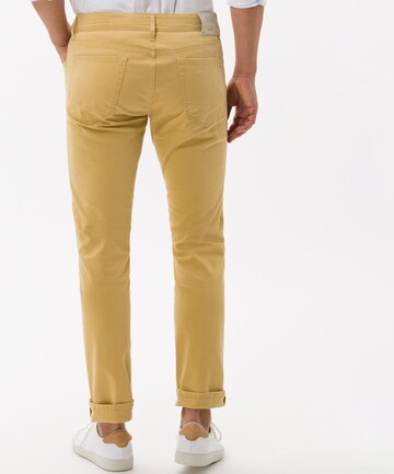 BRAX Skinny Jeans 'Chuck' in Yellow: back