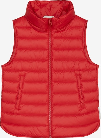 Gilet Marc O'Polo en rouge : devant