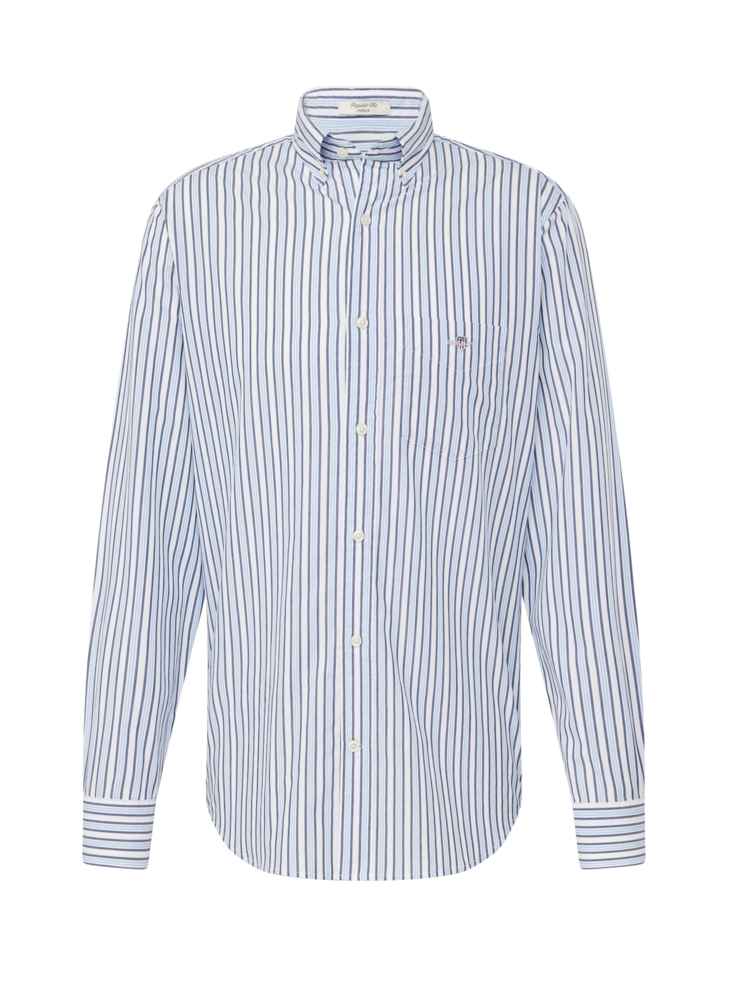 GANT Regular fit Button Up Shirt in Blue: front