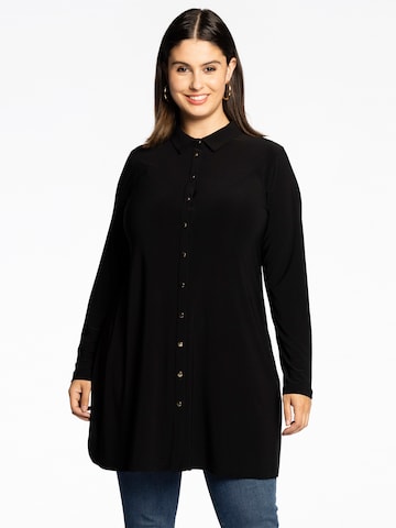 Yoek Blouse 'Dolce' in Black: front