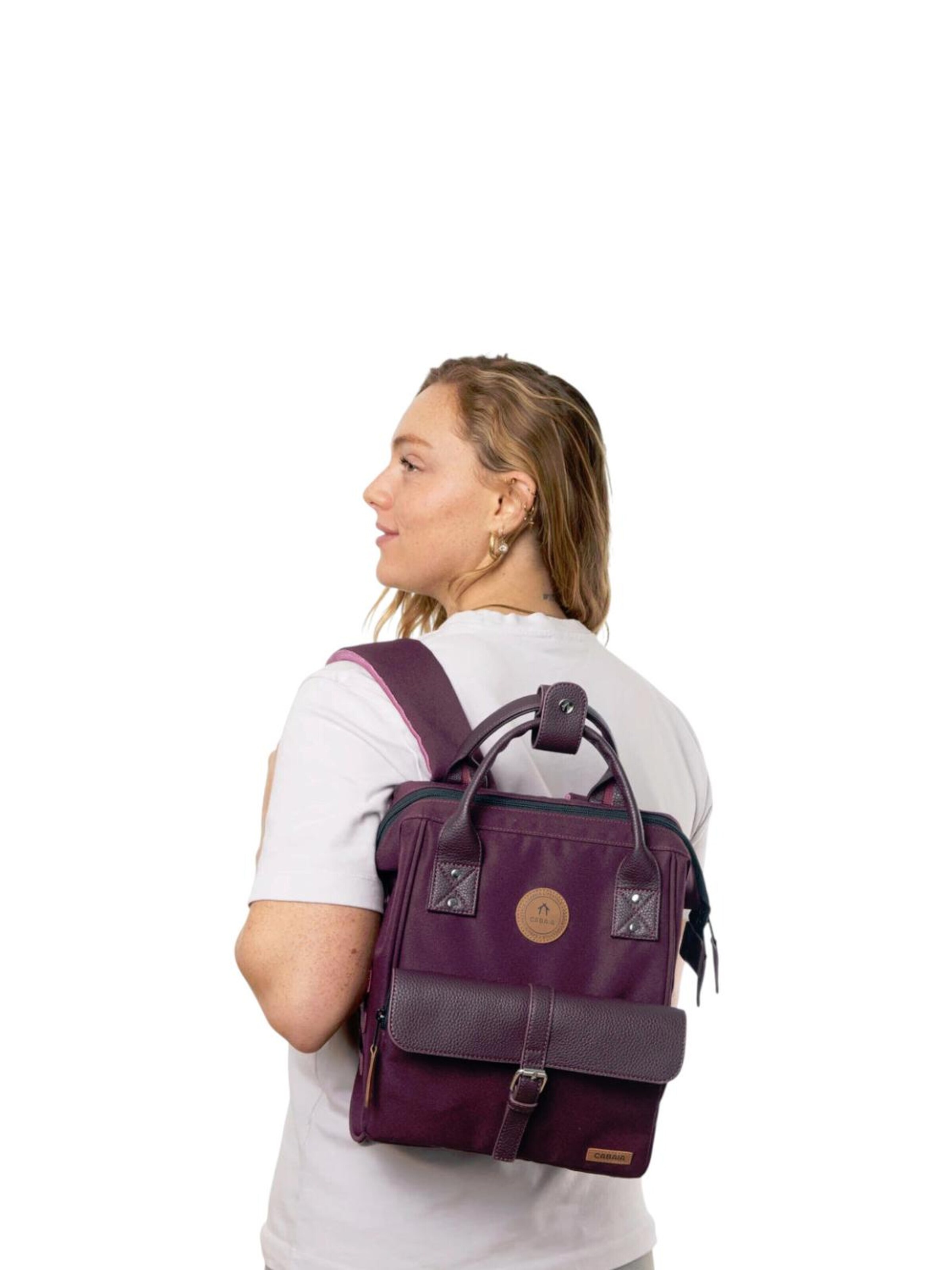 Cabaia Backpack 'Norfolk S' in Red: front