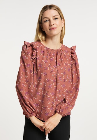 Usha Blouse in Pink: front