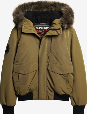 Superdry Winterjas 'Everest' in Groen: voorkant