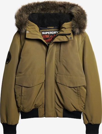 Superdry Winter Jacket 'Everest' in Green: front