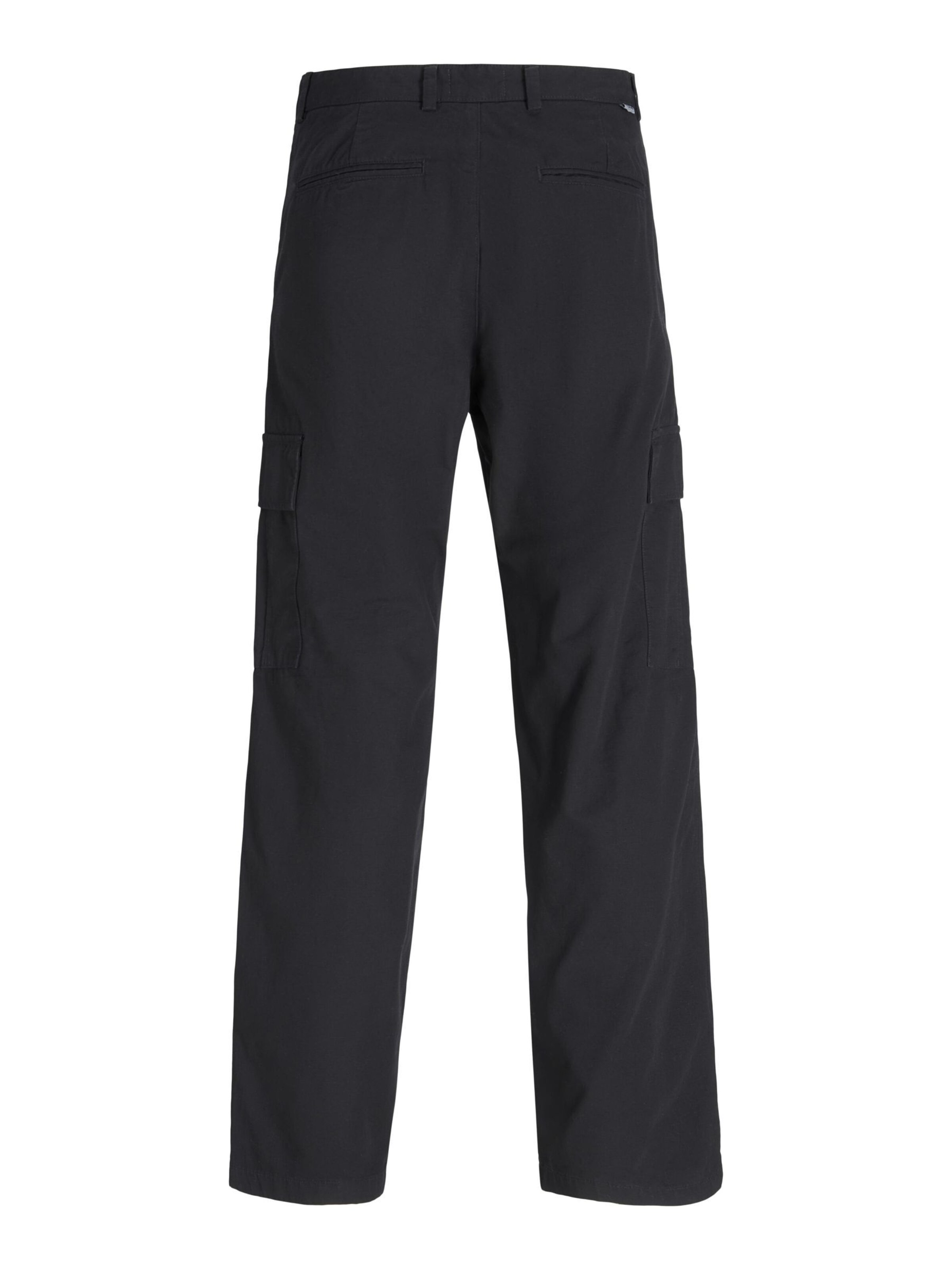 JACK & JONES Regular Cargohose in Schwarz