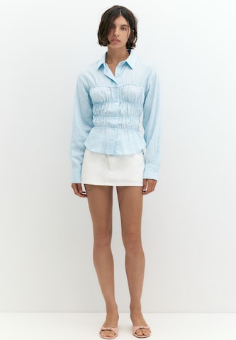Pull&Bear Bluza | modra barva
