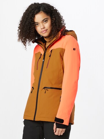 KILLTEC Outdoorjas in Bruin: voorkant