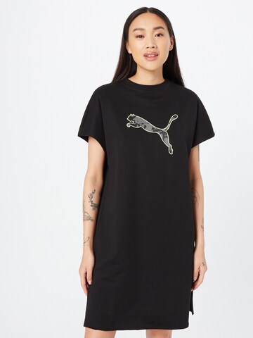 PUMA Sports Dress in Black: front