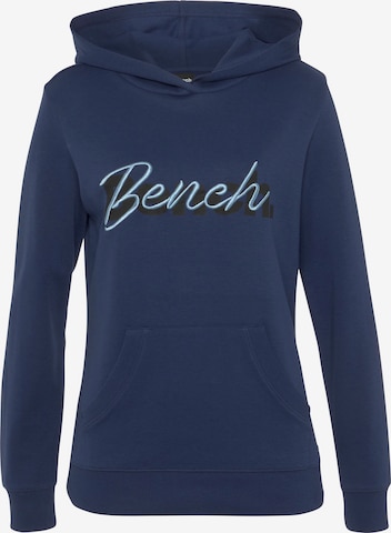 Sweat-shirt BENCH en bleu : devant
