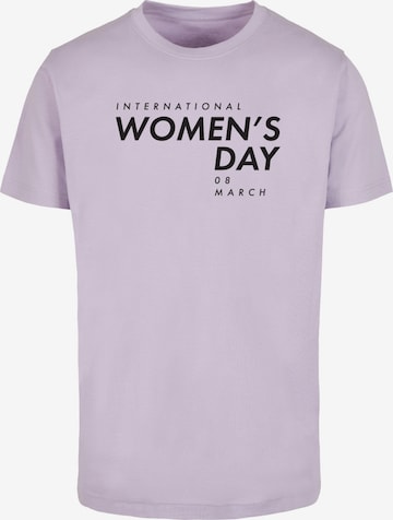 T-Shirt 'WD - International Women's Day' Merchcode en violet : devant