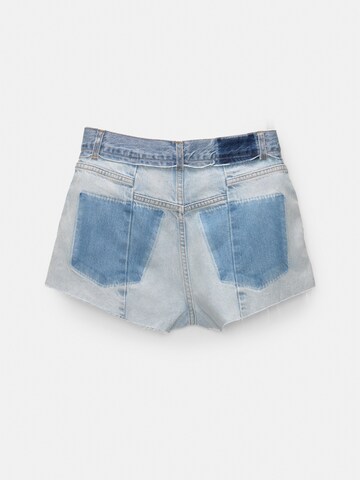 Regular Jeans de la Pull&Bear pe albastru