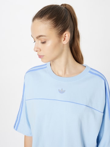 ADIDAS ORIGINALS - Camisa oversized 'Archive Cut Line' em azul